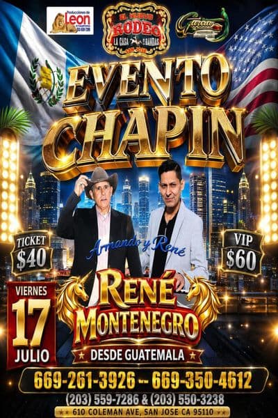 EVENTO CHAPIN - Rene Montenegro desde Guatemala
