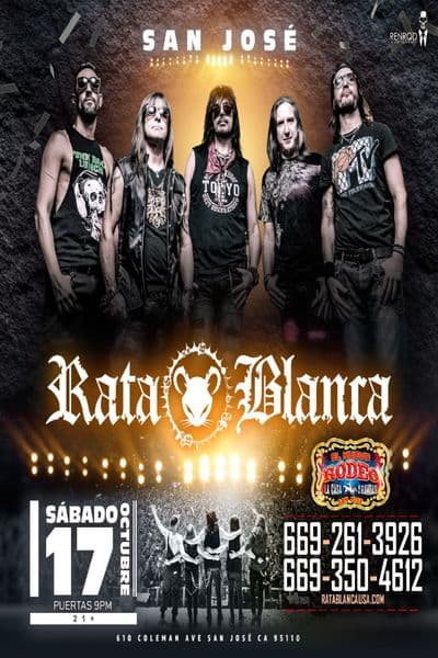 Rata Blanca en San Jose