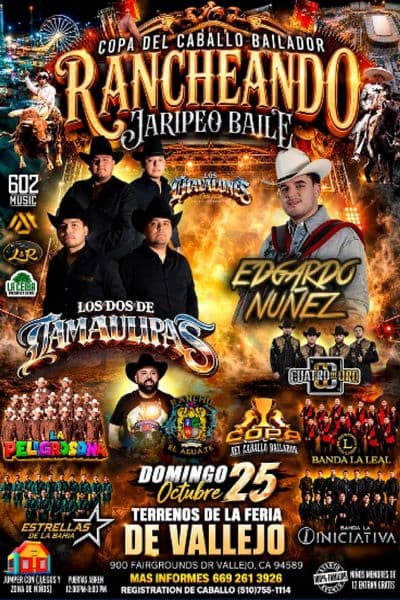 Los Dos de Tamaulipas, Edgardo Nuñez y mas en Vallejo