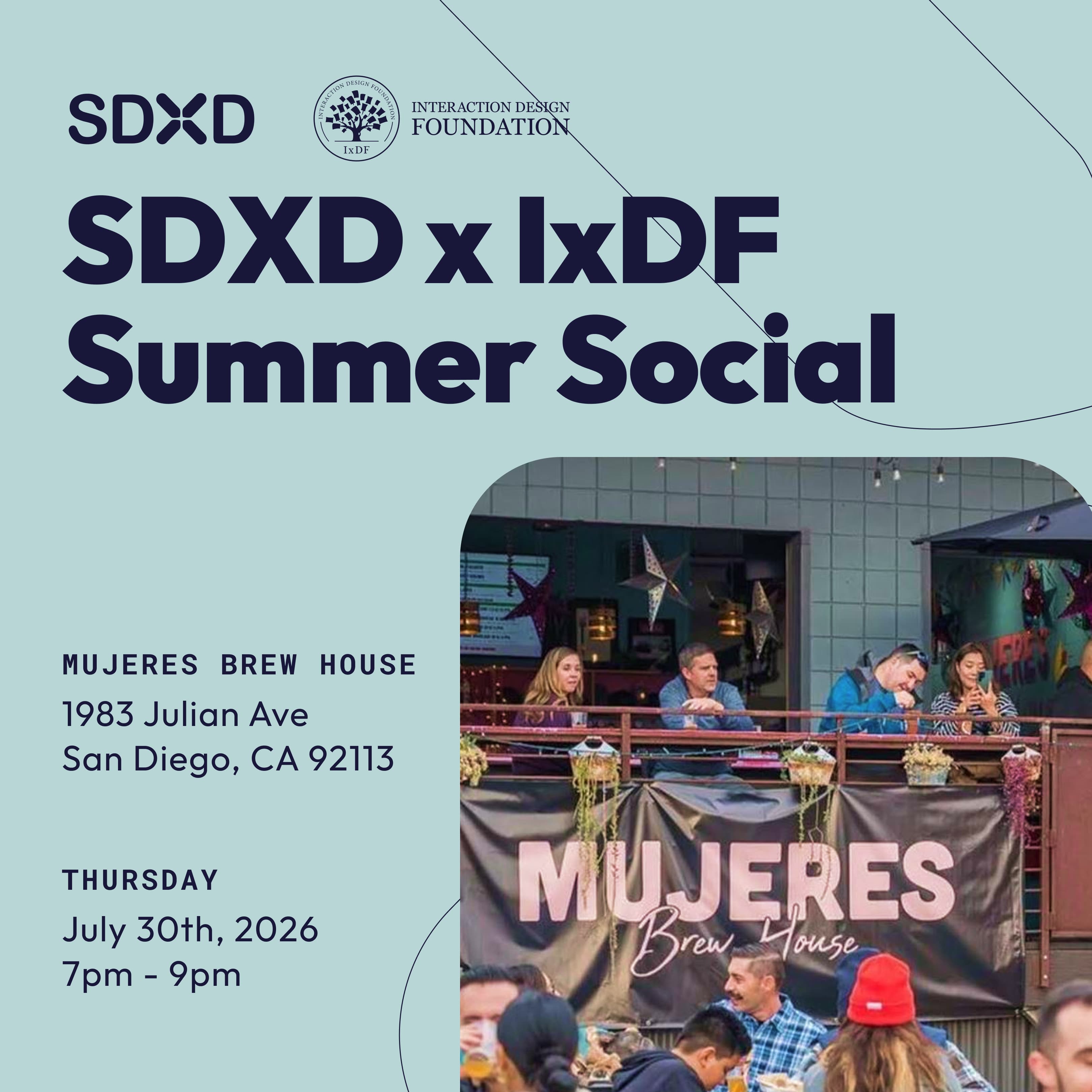 SDXD x IxDF Summer Social