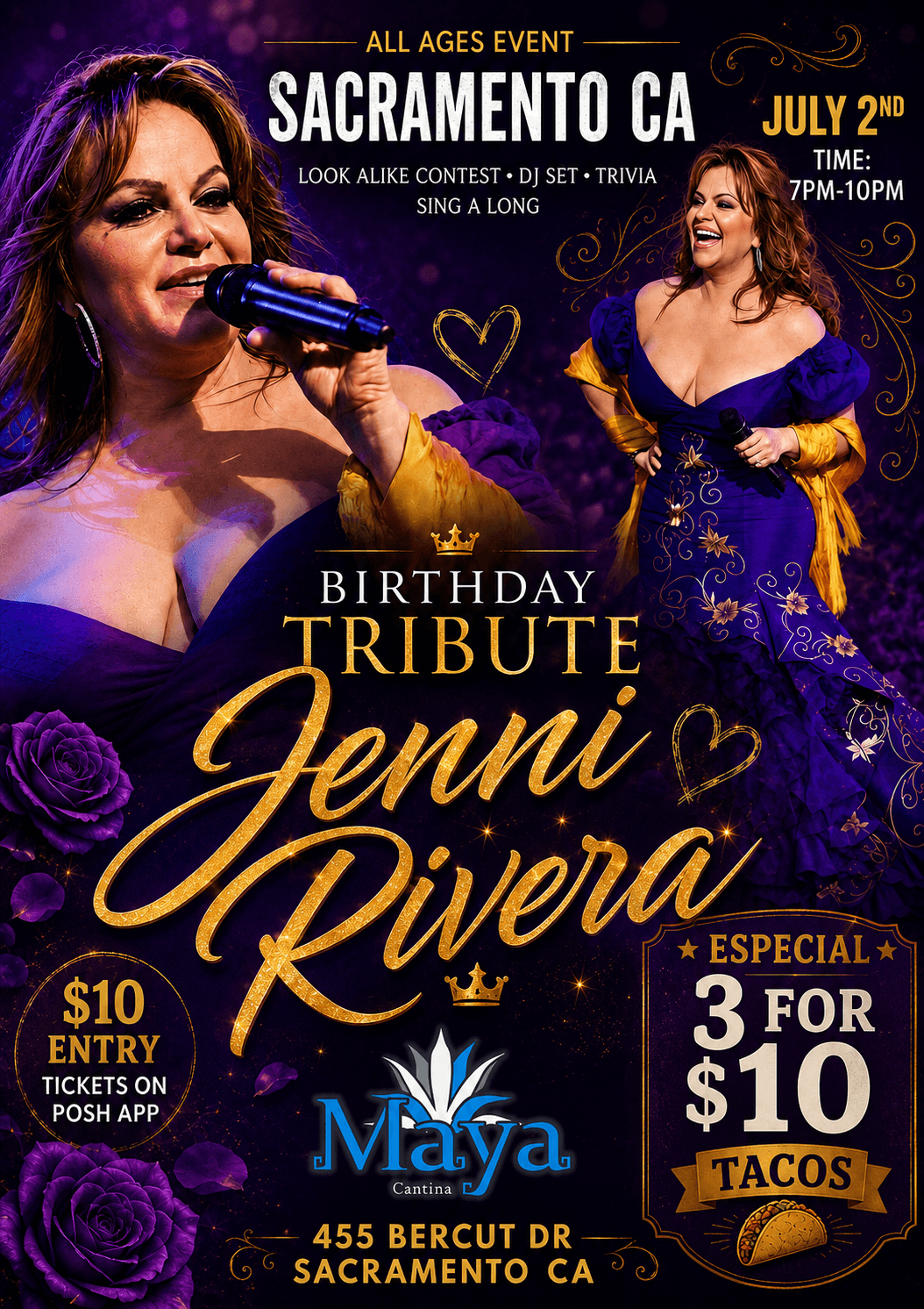 JENNI RIVERA BDAY TRIBUTE💜