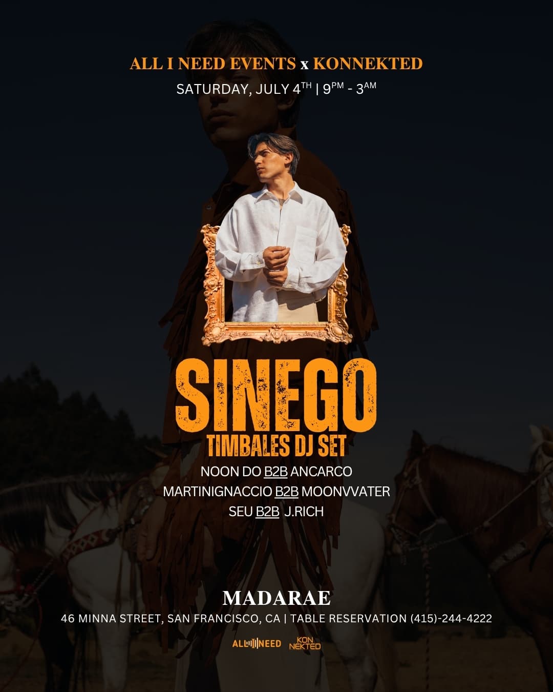 SINEGO (Timbales Dj Set) at MadaRae