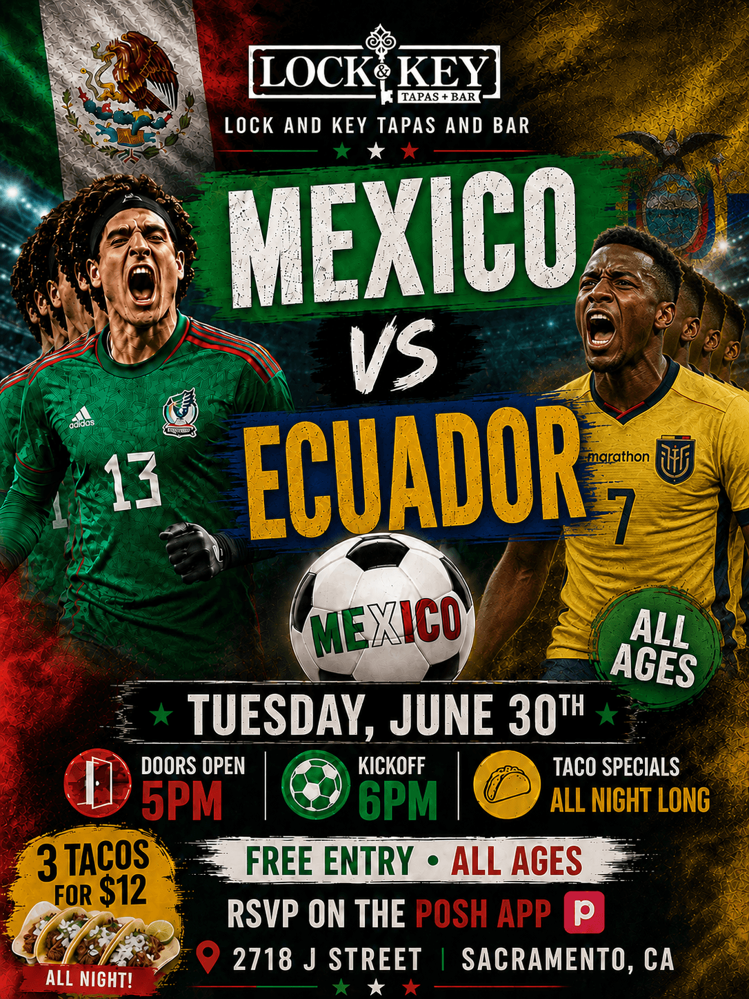 6/30 - MEXICO VS ECUADOR WC