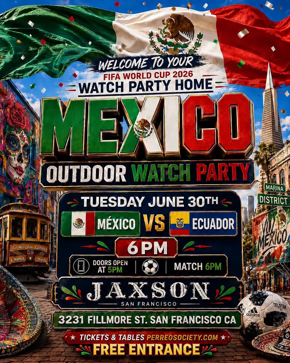 MEXICO vs ECUADOR WATCH PARTY