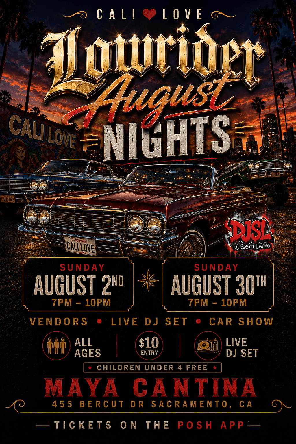 8/2  - LOWRIDER NIGHTS 🏁