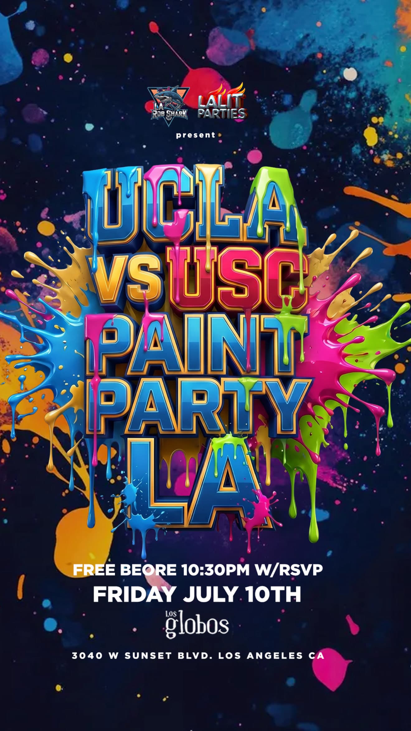 18+FRIDAY PAINT PARTY LA FREE WITH RSVP