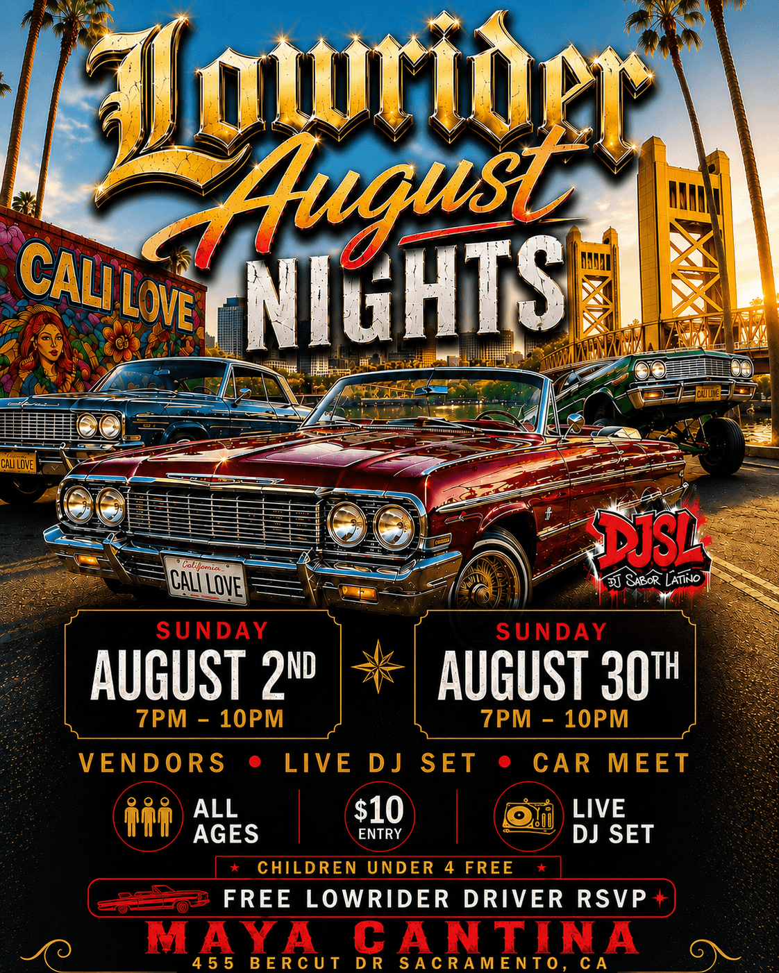 8/2  - LOWRIDER NIGHTS 🏁