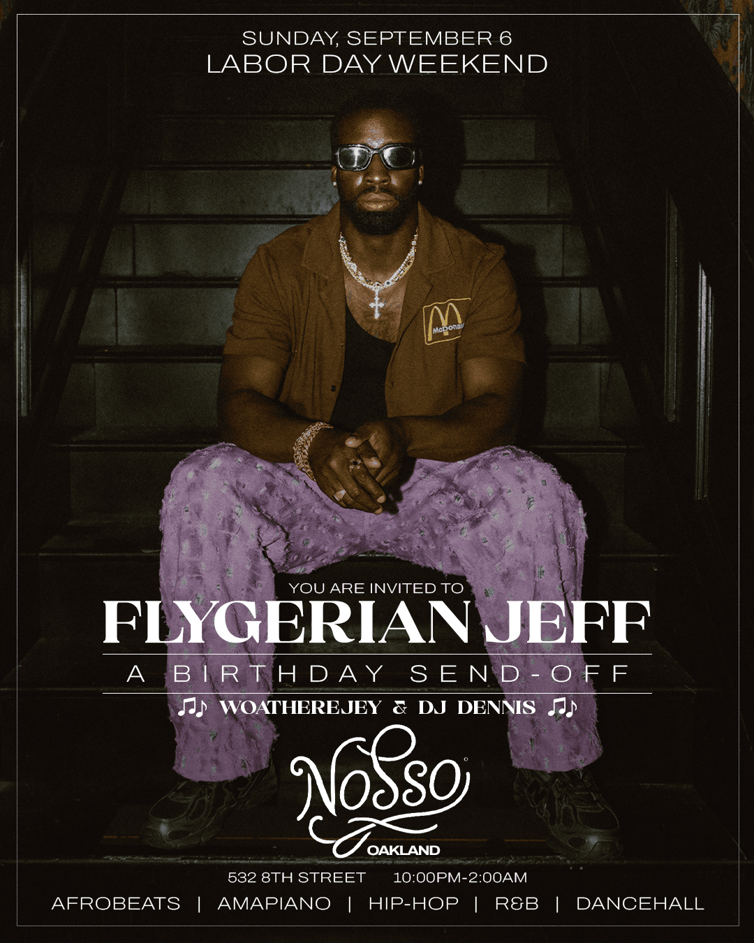 FLYGERIAN JEFF: BIRTHDAY SEND-OFF