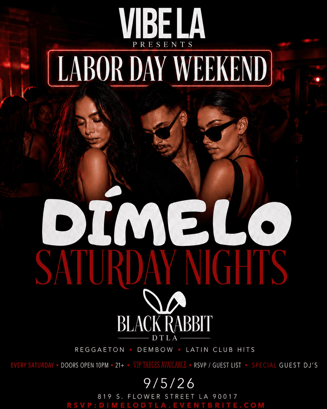 DÍMELO Saturdays: Reggaeton & Latin Party at Black Rabbit DTLA
