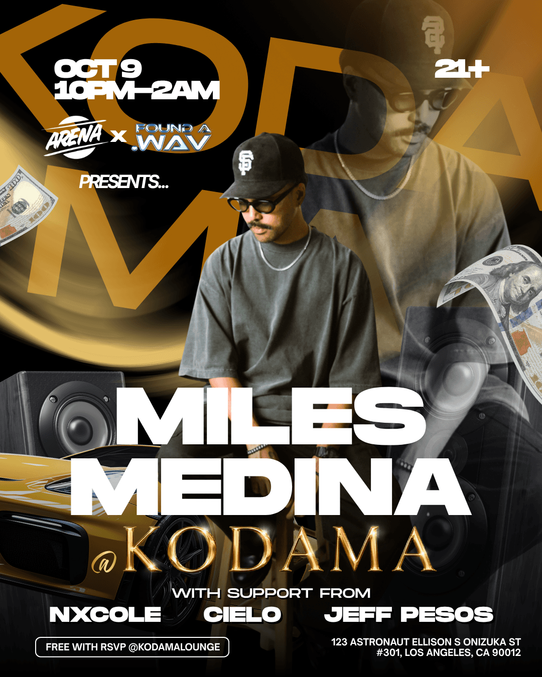 MILES MEDINA @ Kodama Lounge
