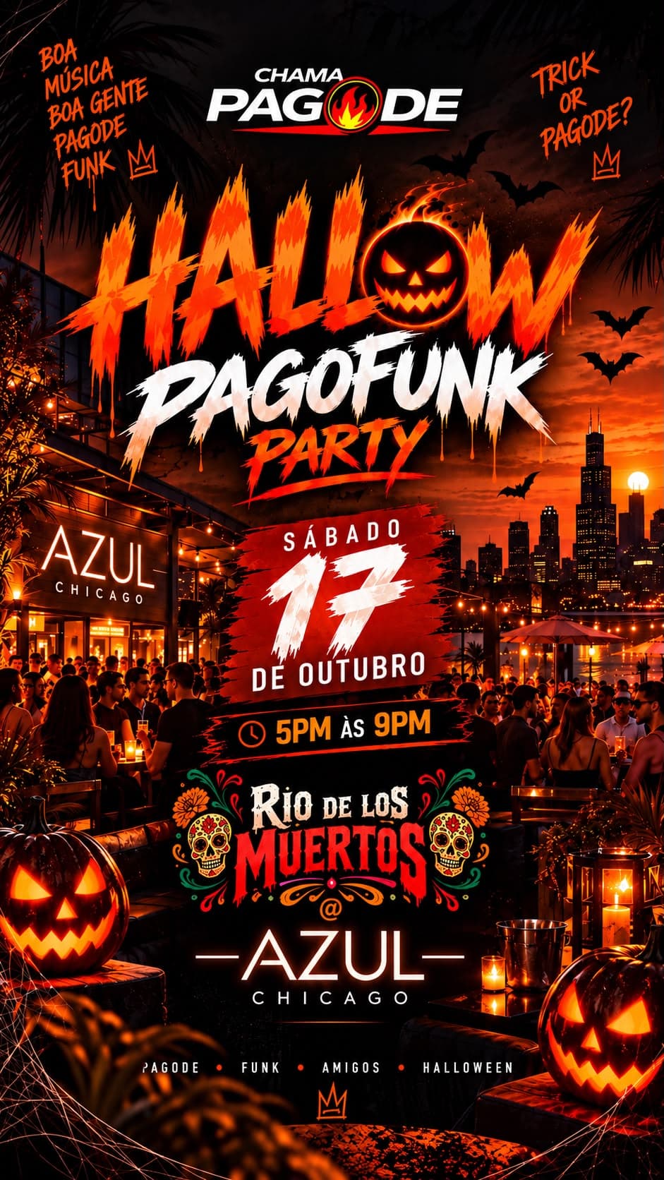 🎃🔥 HALLOWEEN DO CHAMA + DJ FERNANDO 🔥🎃