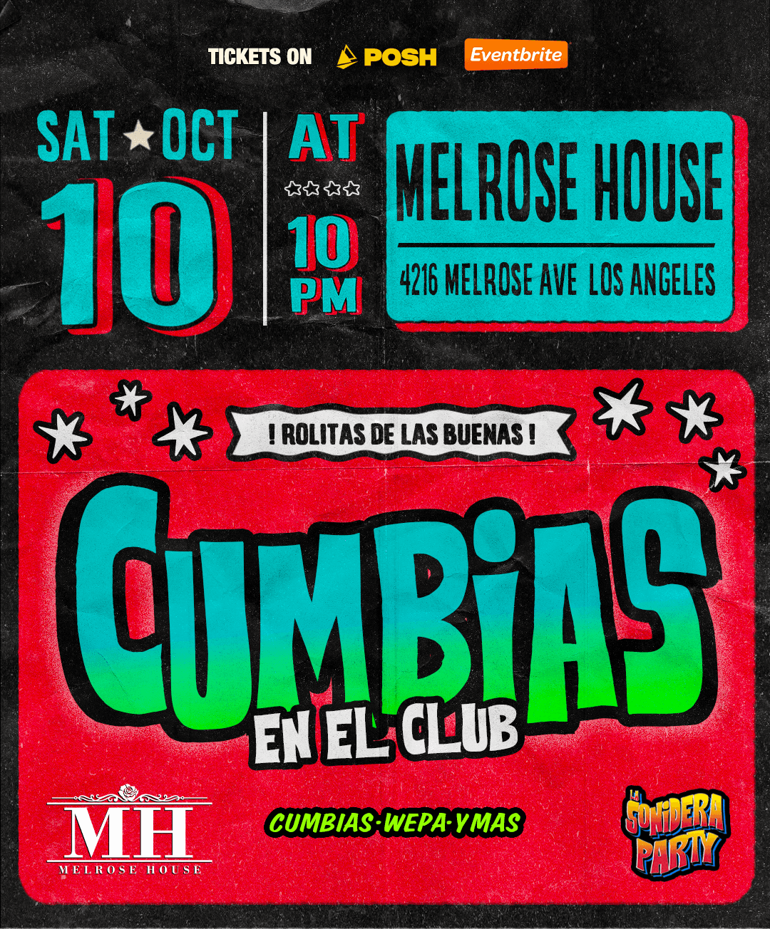 Cumbias En El Club (SAT OCT 10th | SAB 10 De OCT)