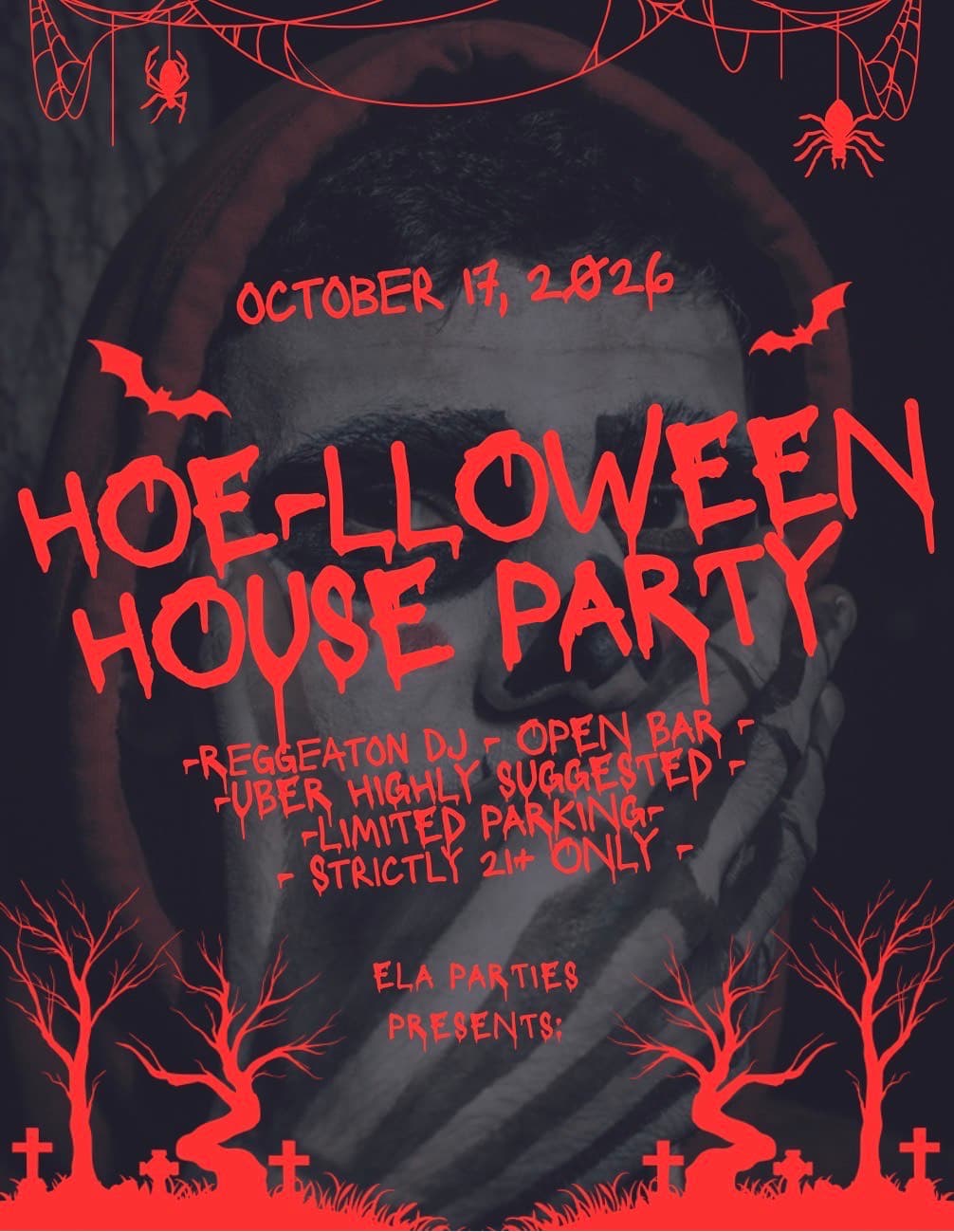 HOE-LLOWEEN PARTY - REGGEATON DJ - 21+