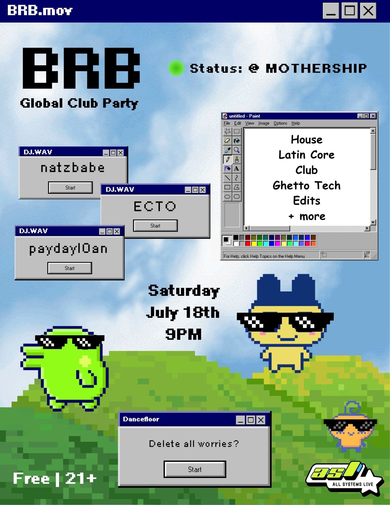 BRB - A Global Club Party