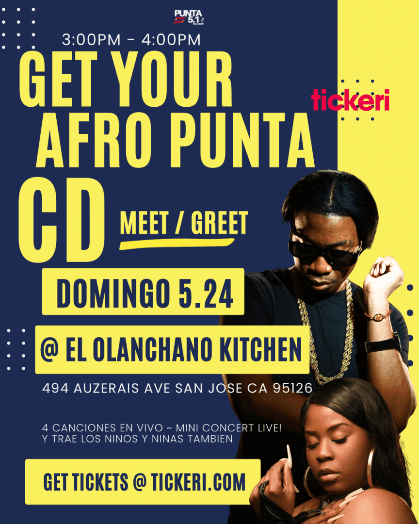 Afro Punta Meet and Greet ~ En vivo Especial (San Jose, California)