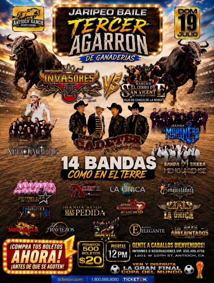 TERCER AGARRON DE GANADERÍAS COMO EN EL TERRE  14 BANDAS