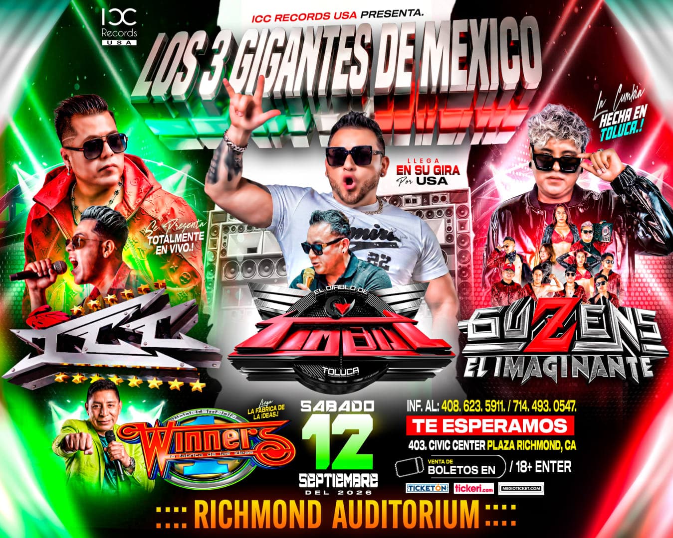 Los 3 gigantes de Mexico