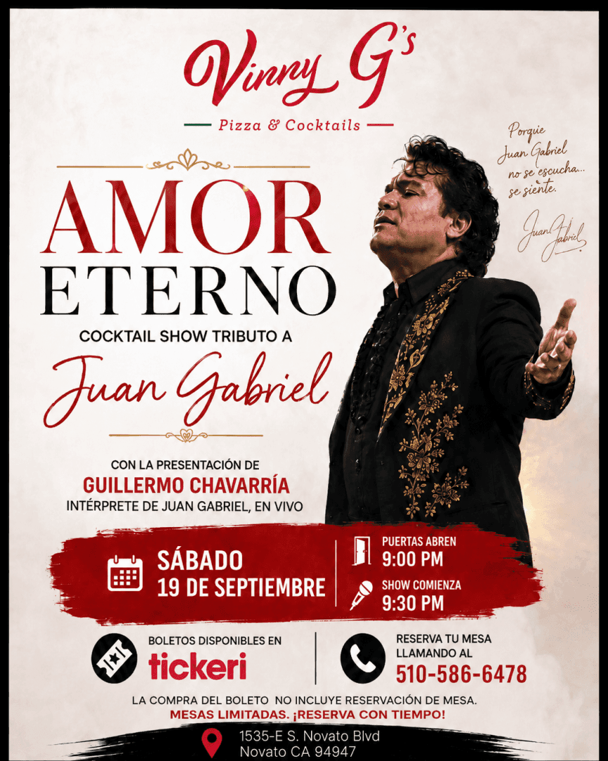 “AMOR ETERNO – Tributo a Juan Gabriel | Guillermo Chavarría”.