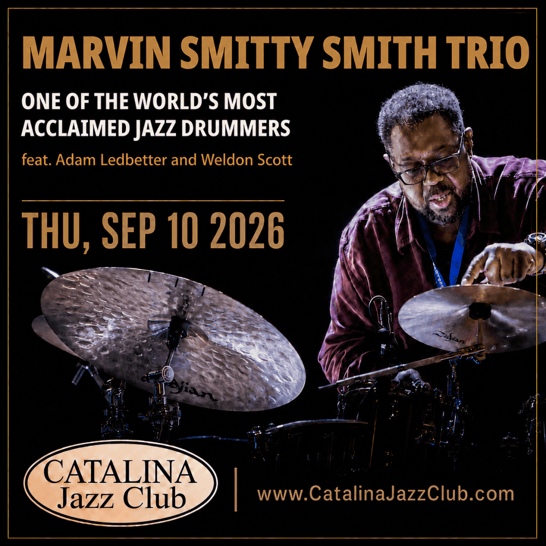 Marvin Smitty Smith Trio, One of the World's Most Acclaimed Jazz Drummers
