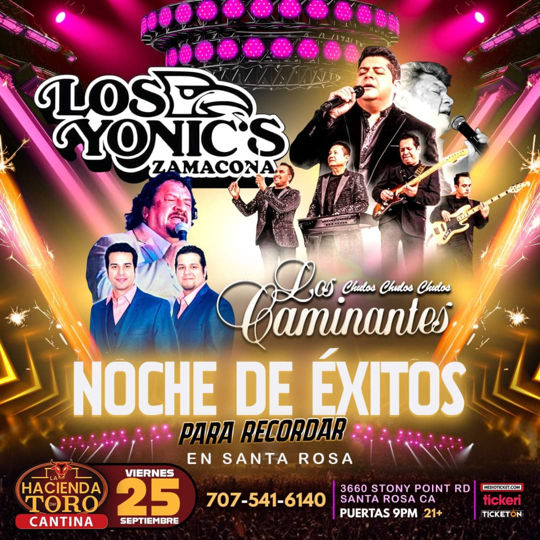 Los Yonics Zamacona, Los Caminantes en Santa Rosa