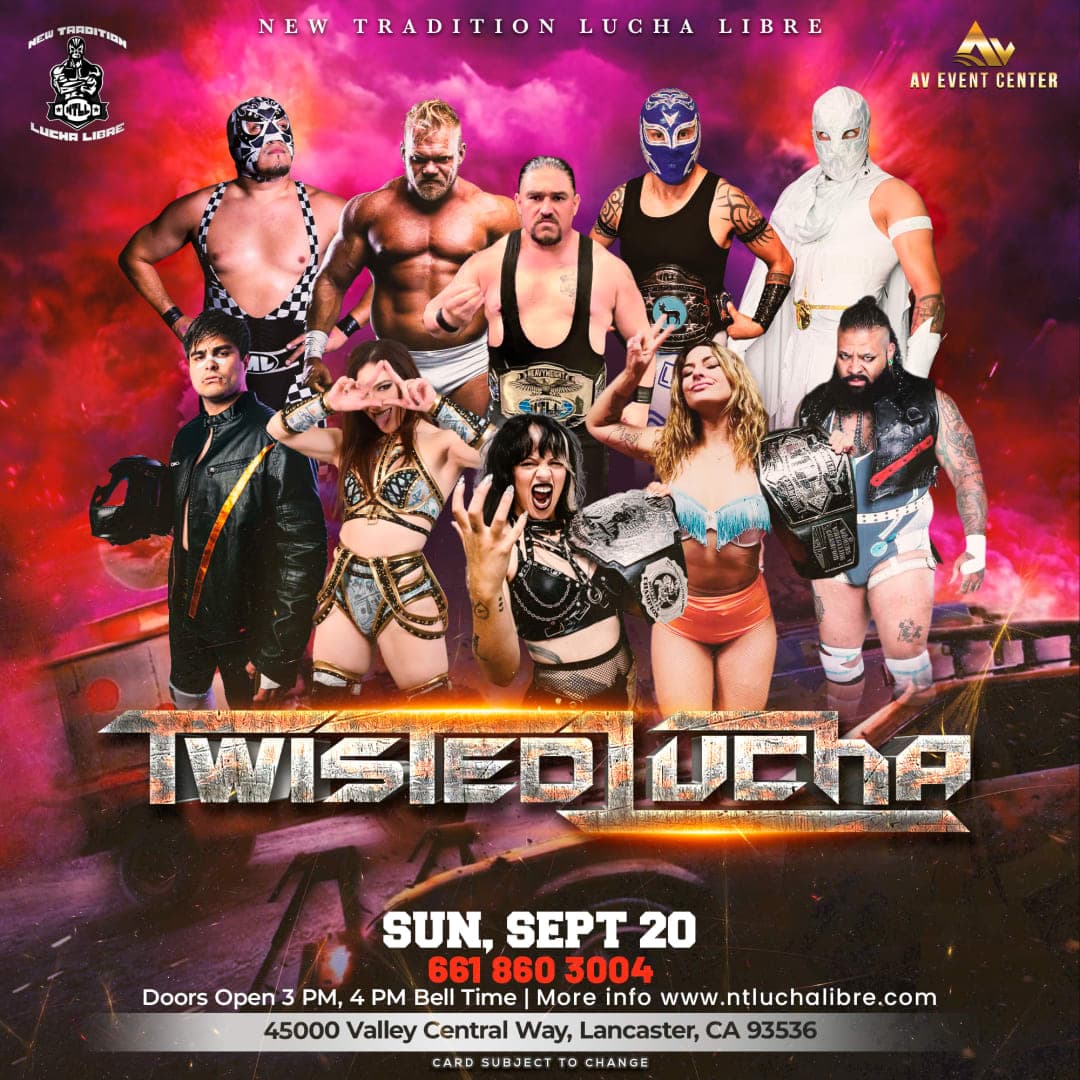 TWISTED LUCHA 3 PROWRESTLING LUCHA LIBRE