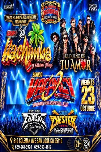 Grupo Kachimba, Sonido Vacancy y muchos mas!