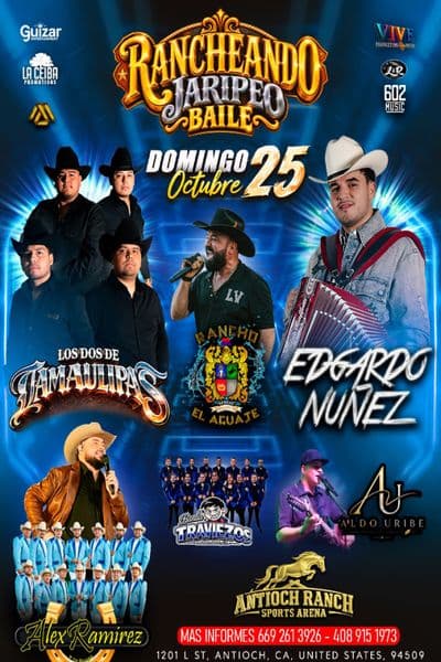 Jaripeo Los Dos de Tamaulipas, Edgardo Nunez y mas