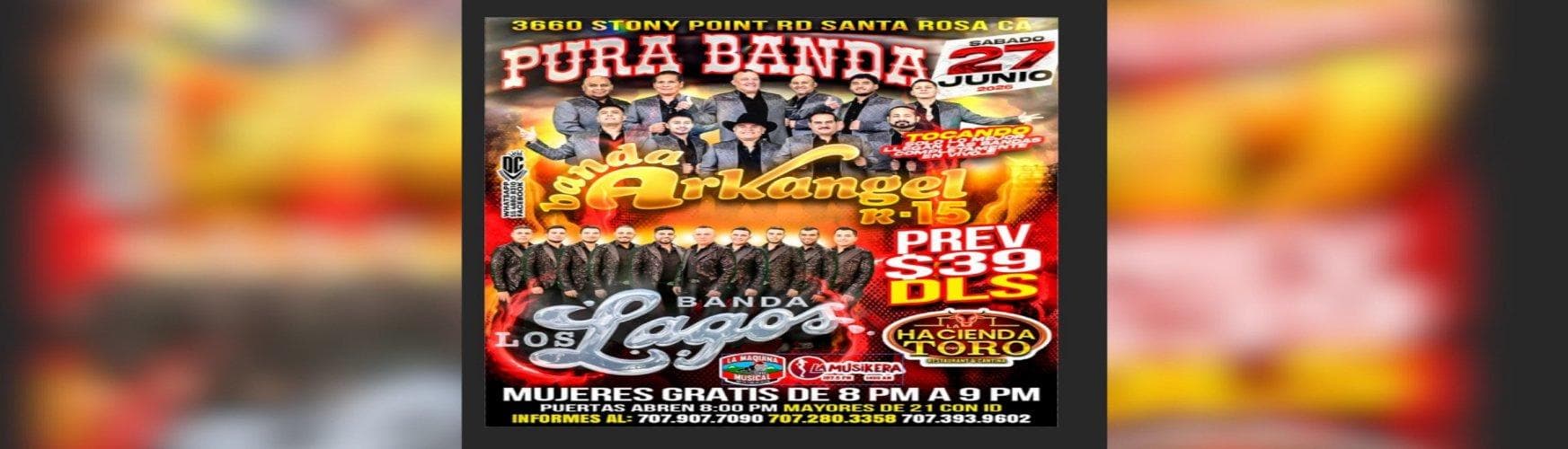 BANDA ARKANGEL R-15, BANDA LOS LAGOS & MAS