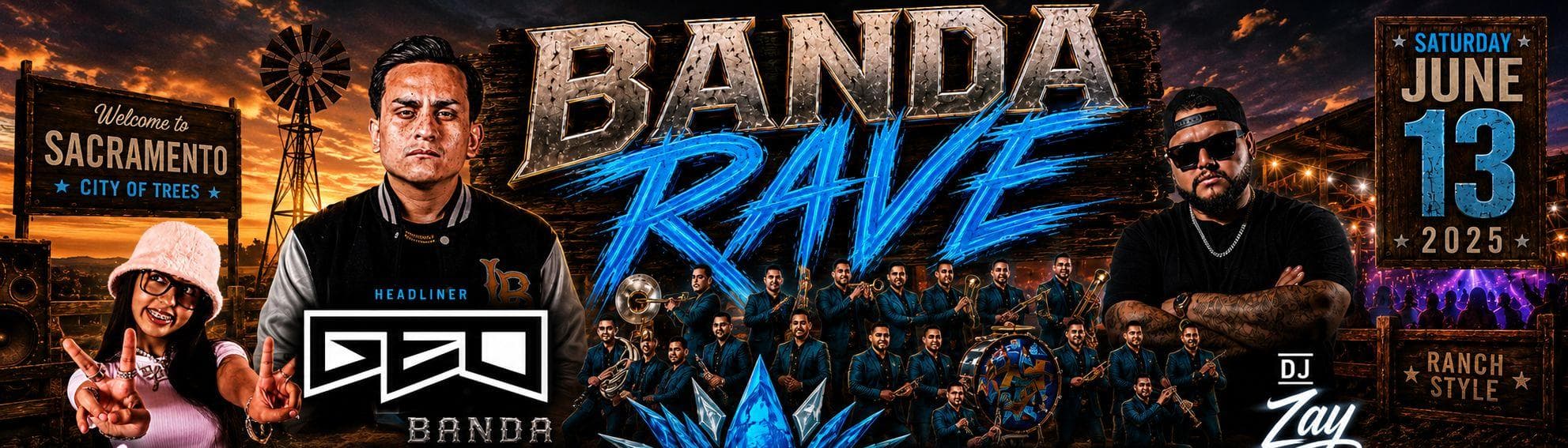 BANDA AZUL, DJ LIVIA & DJ ZAY