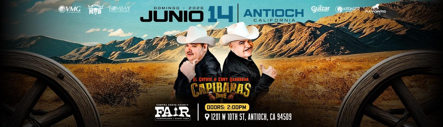 CAPIBARAS TOUR - EL COYOTE & CHUY LIZARRAGA