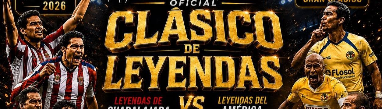 CLASICO DE LEYENDAS CON LEYENDAS DE GUADALAJARA VS LEYENDAS DEL AMERICA CON BANDA TERRITORIAL