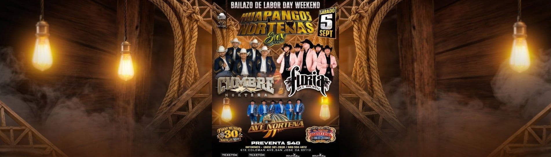 CUMBRE NORTEÑA, LA FURIA DEL BRAVO & MAS