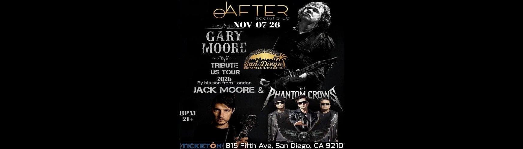 GARY MOORE TRIBUTE BY JACK MOORE & THE PHANTOM CROWS