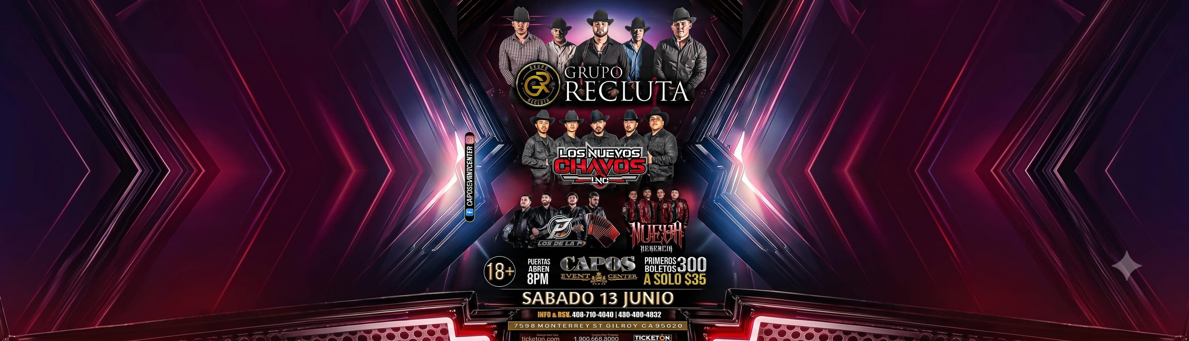 GRUPO RECLUTA, LOS NUEVOS CHAVOS & MAS