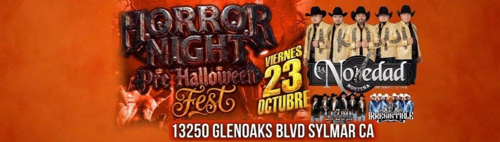 HORROR NIGHT PRE HALLOWEEN