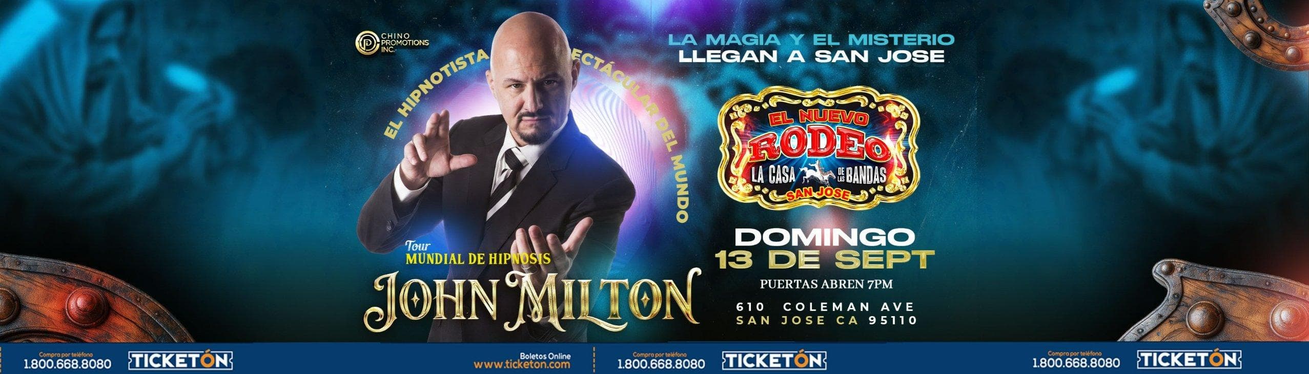 JOHN MILTON - MUNDIAL DE HYPNOSIS TOUR 2026