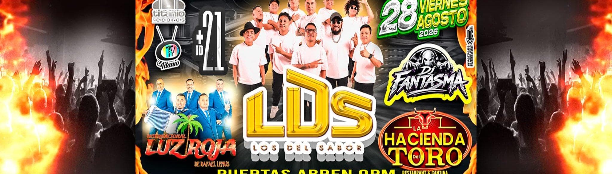 LDS LOS DEL SABOR, INTERNACIONAL LA LUZ ROJA & DJ FANTASMA