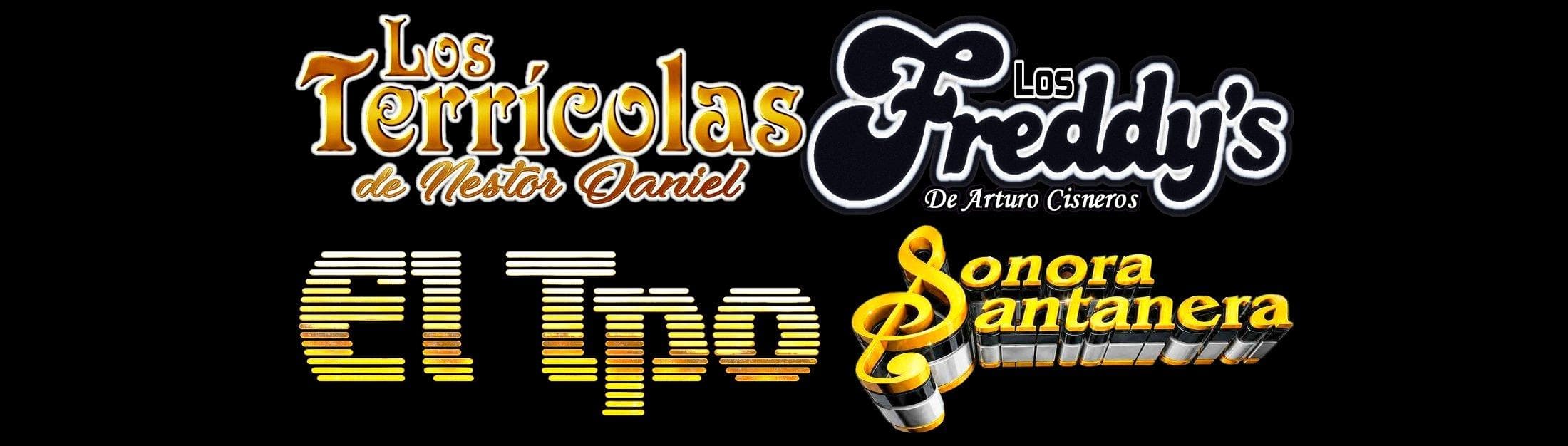 LOS FREDDY'S, LOS TERRICOLAS, GRUPO EL TIEMPO & LA SONORA SANTANERA