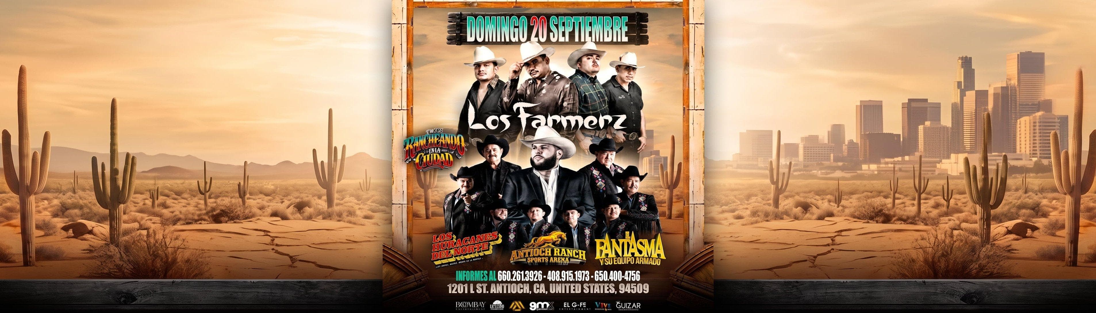 LOS HURACANES DEL NORTE, EL FANTASMA Y SU EQUIPO ARMADO & LOS FARMERZ