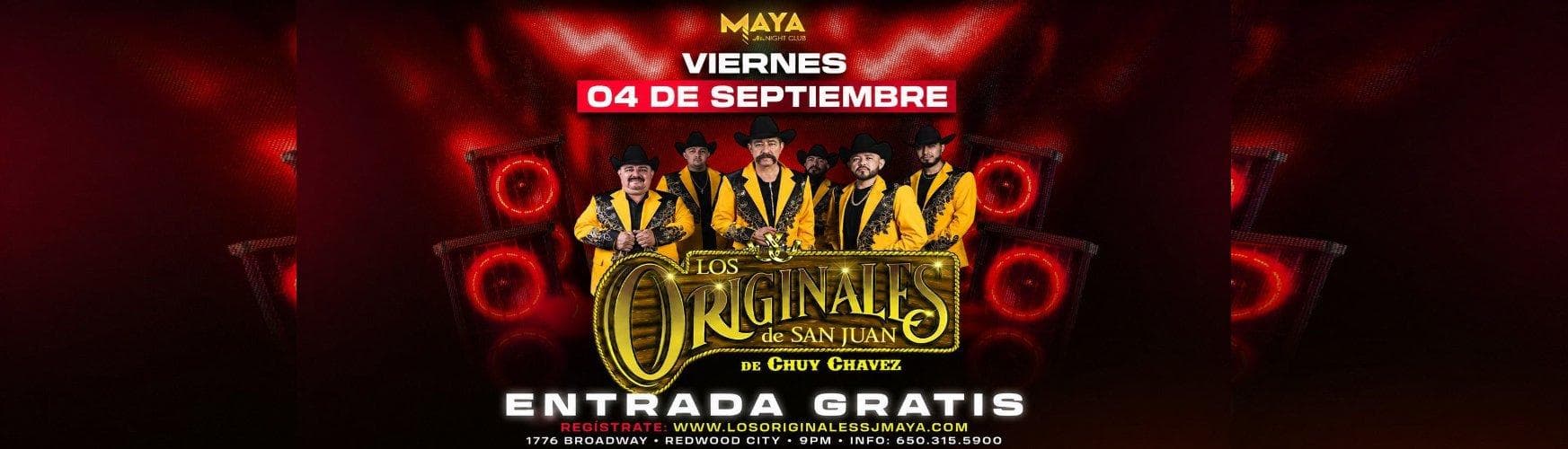 LOS ORIGINALES DE SAN JUAN GRATIS EN CLUB MAYA