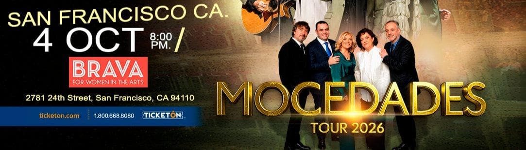 MOCEDADES TOUR 2026 EN SAN FRANCISCO