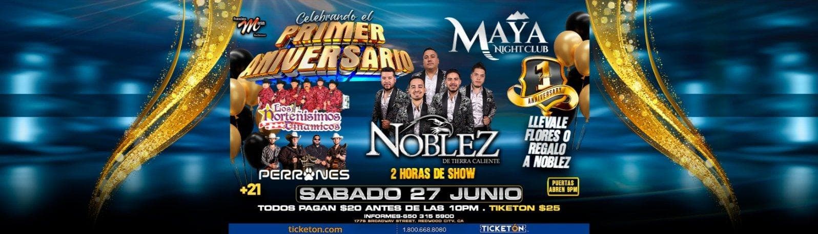 NOBLEZ DE TIERRA CALIENE 1 ANIVERSARIO