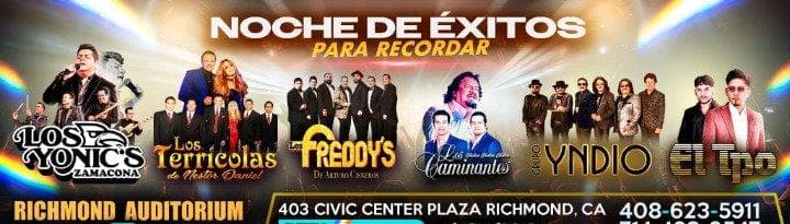 NOCHE DE EXITOS CON LOS YONICS, LOS TERRICOLAS, LOS FREDDYS & MAS.