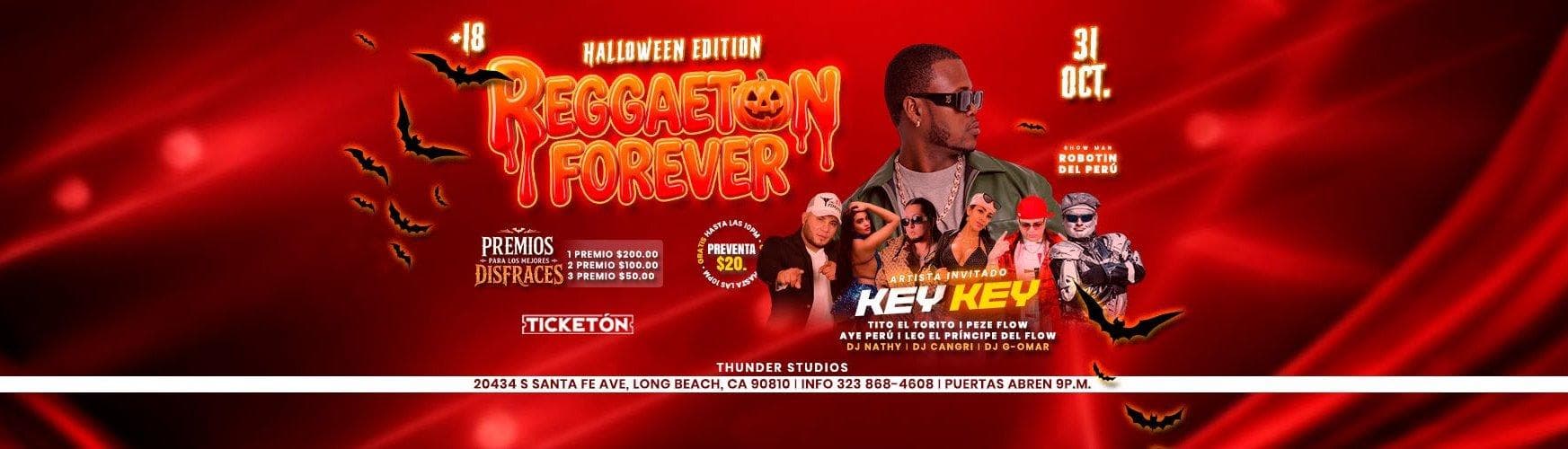Reggaeton Forever con Key Key en Long Beach
