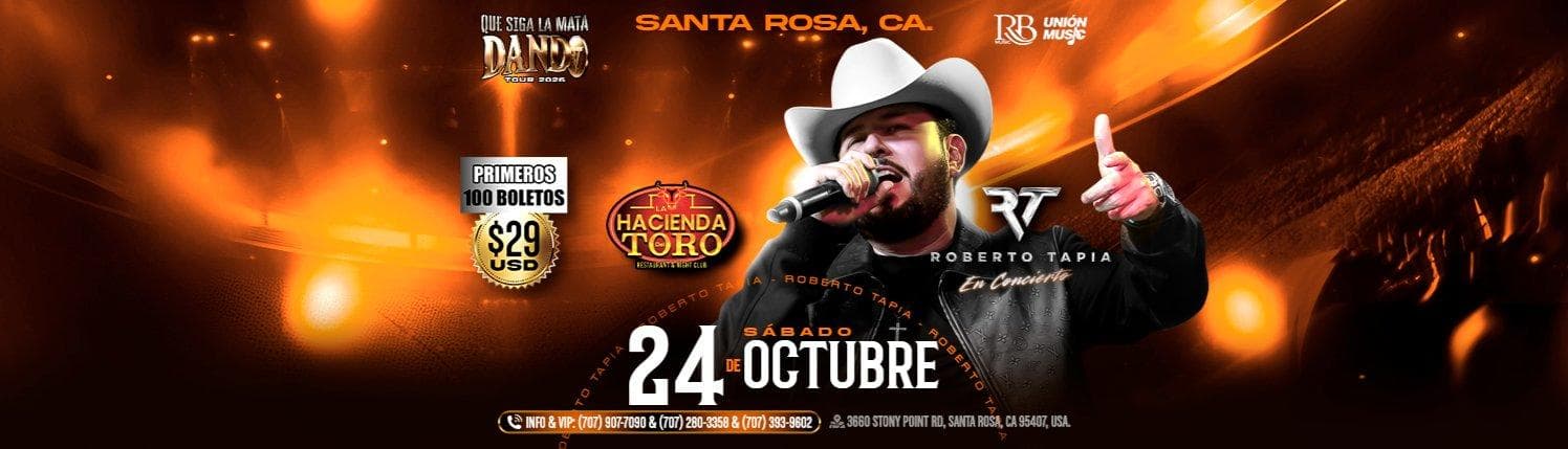 ROBERTO TAPIA EN SANTA ROSA, CA