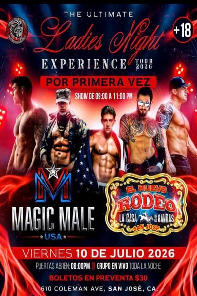 Ladies Night Experience Tour 2026 San Jose