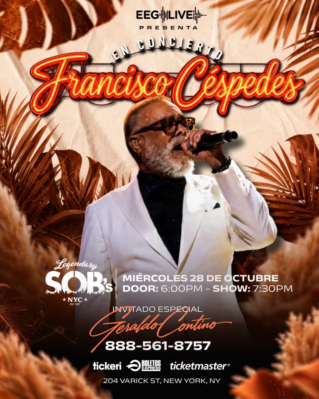 Francisco Céspedes with Special Guest Gerardo Contino