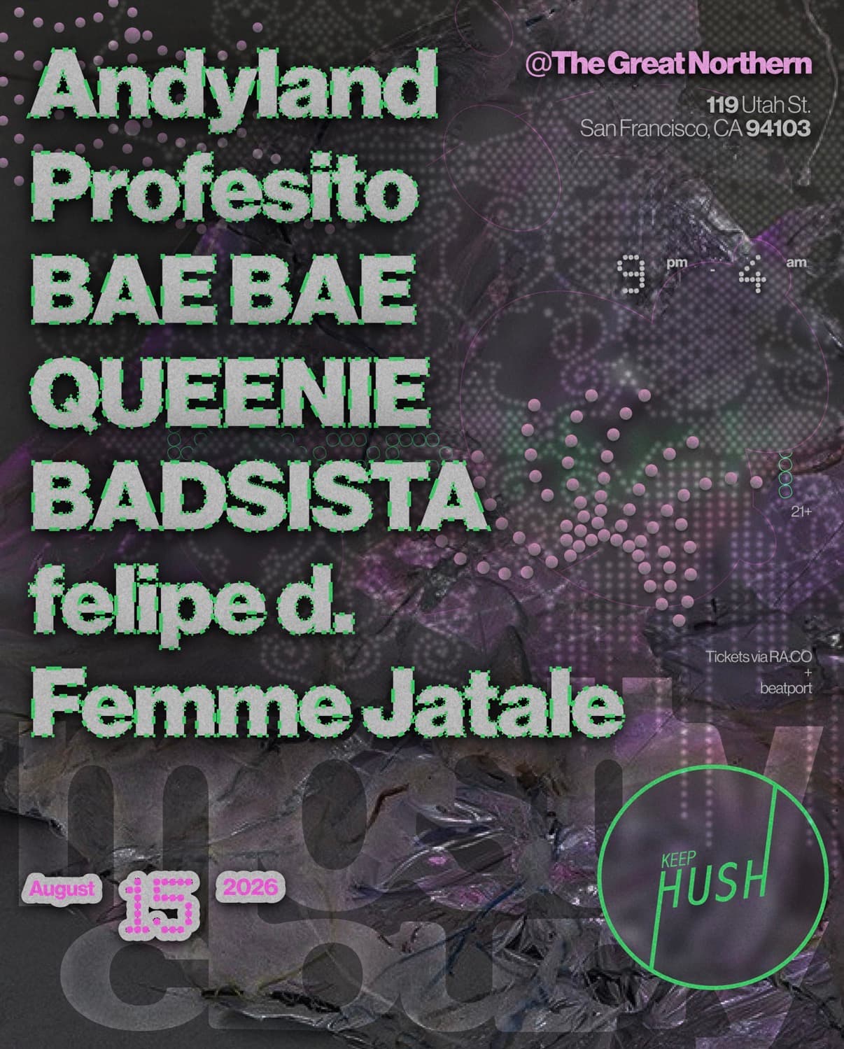 Mostly Cloudy x Keep Hush: BADSISTA, BAE BAE + more