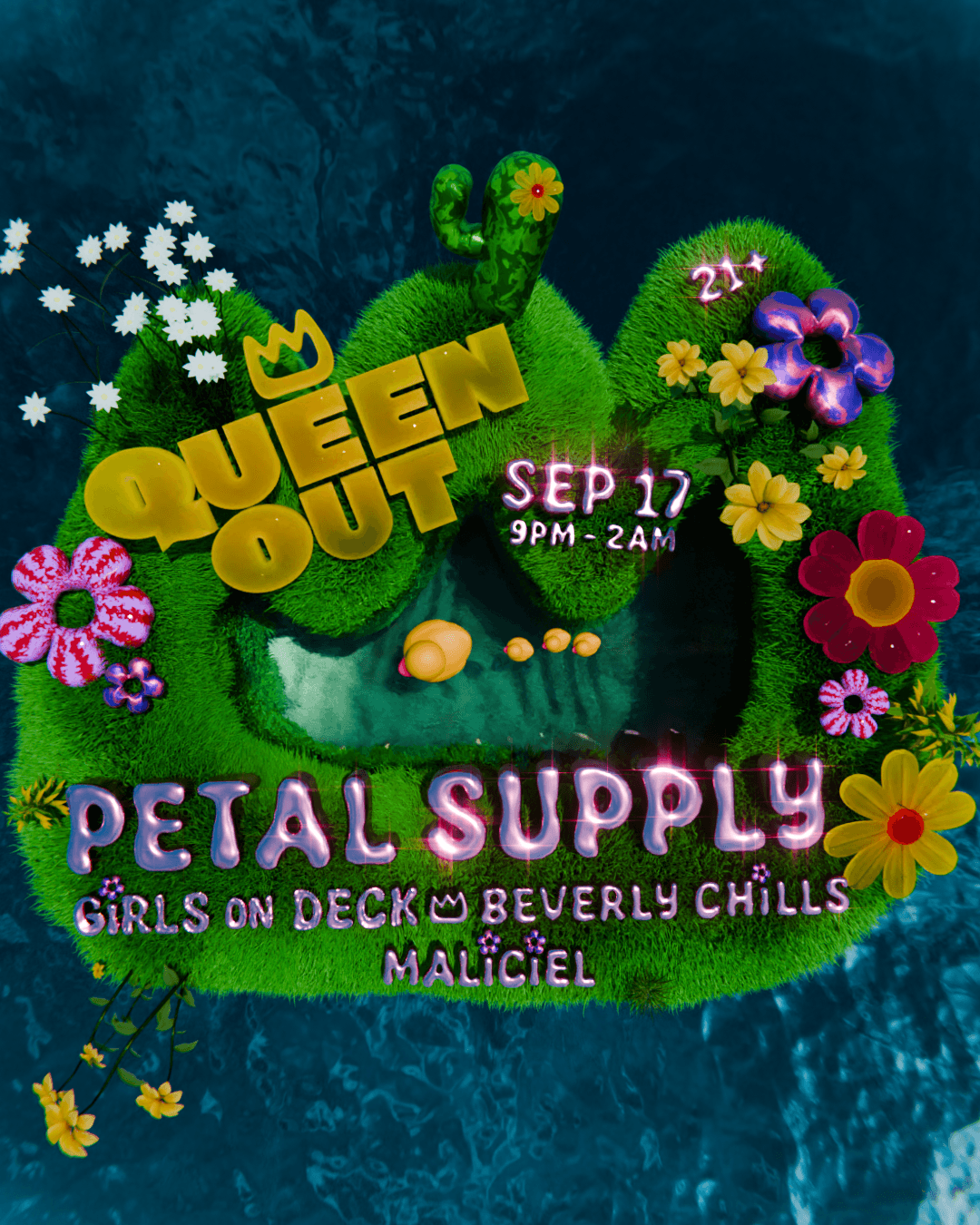 QUEEN OUT with Petal Supply