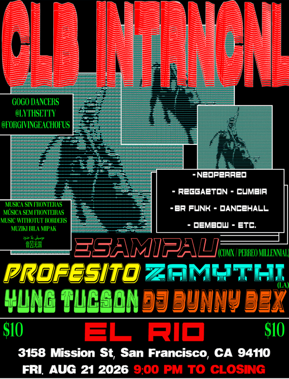 CLB_INTRNCNL: NOCHE DE PERREO W/ ESAMIPAU (CDMX) + Zamythi (LA)
